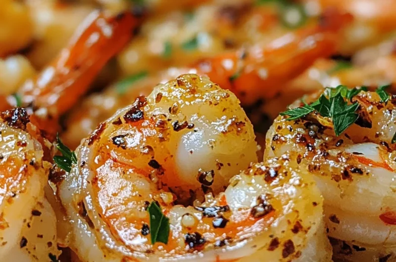 Garlic Parmesan Roasted Shrimp