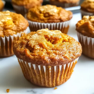 Healthy Greek Yogurt Pumpkin Muffins