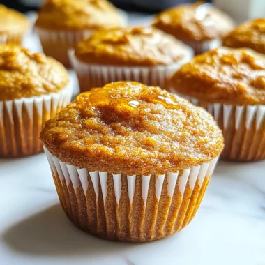 Healthy Greek Yogurt Pumpkin Muffins