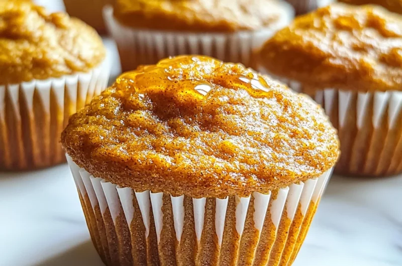 Healthy Greek Yogurt Pumpkin Muffins