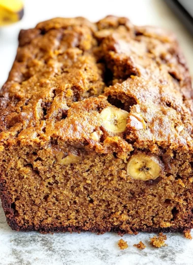 Healthy Pumpkin Banana Bread (Paleo)