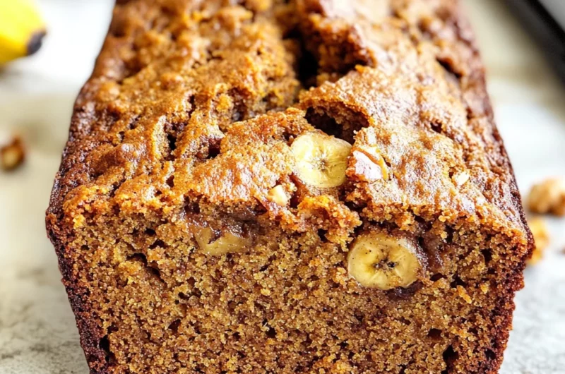 Healthy Pumpkin Banana Bread (Paleo)
