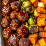 Korean BBQ Meatballs and Vegetables