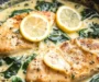 Lemon Parmesan Spinach Chicken