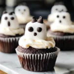 Marshmallow Ghost Cupcakes