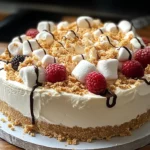 Marshmallow Whip Cheesecake : No-Bake Dream Dessert
