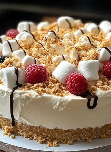 Marshmallow Whip Cheesecake : No-Bake Dream Dessert