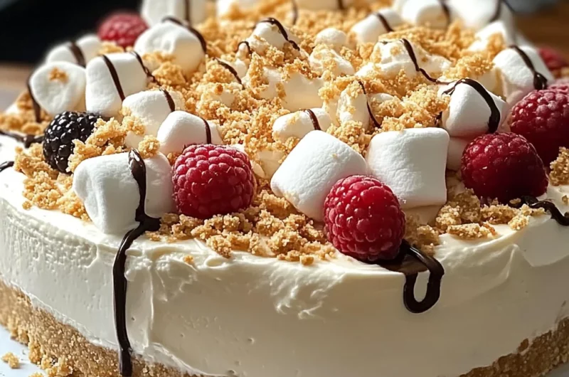 Marshmallow Whip Cheesecake : No-Bake Dream Dessert