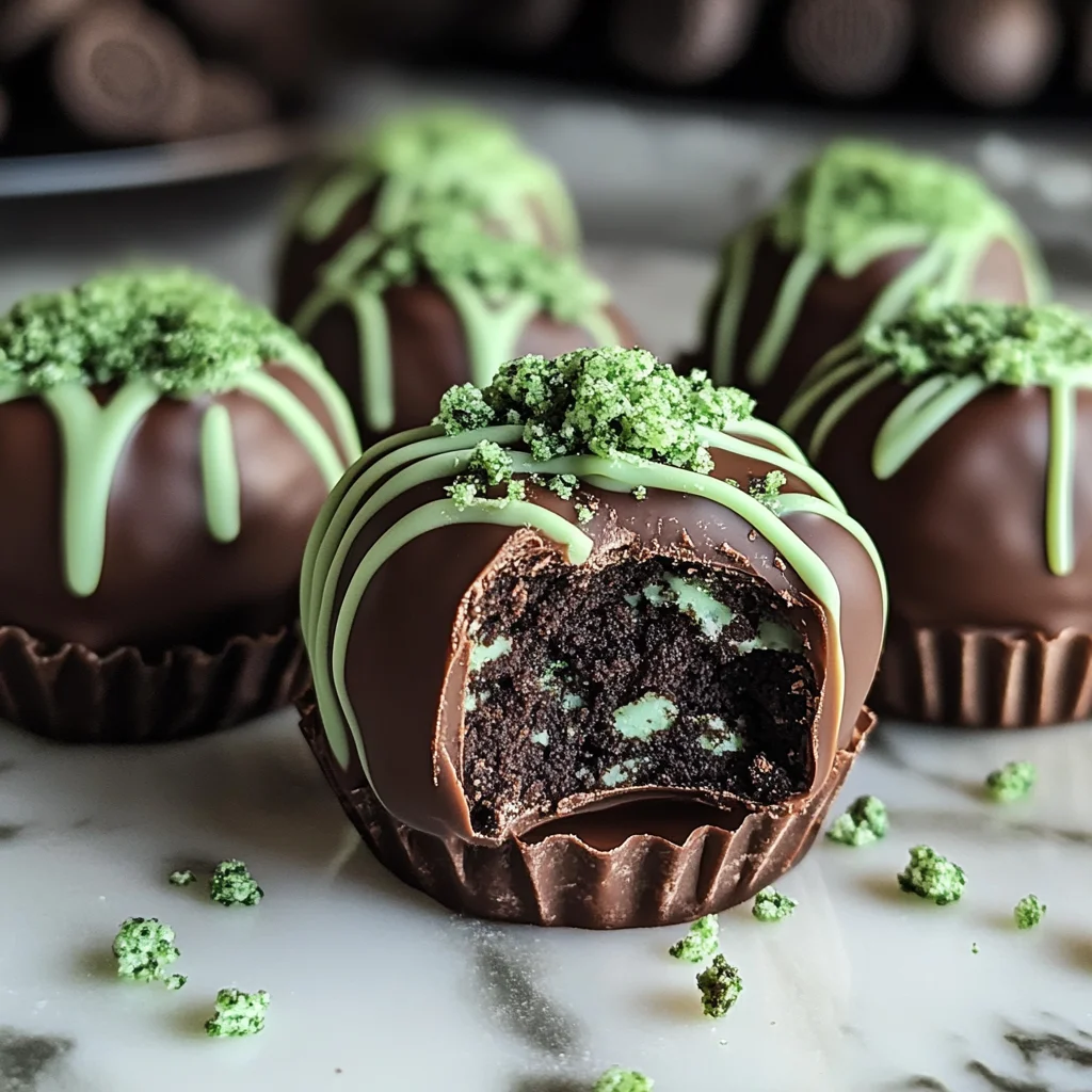 Mint Oreo Truffles