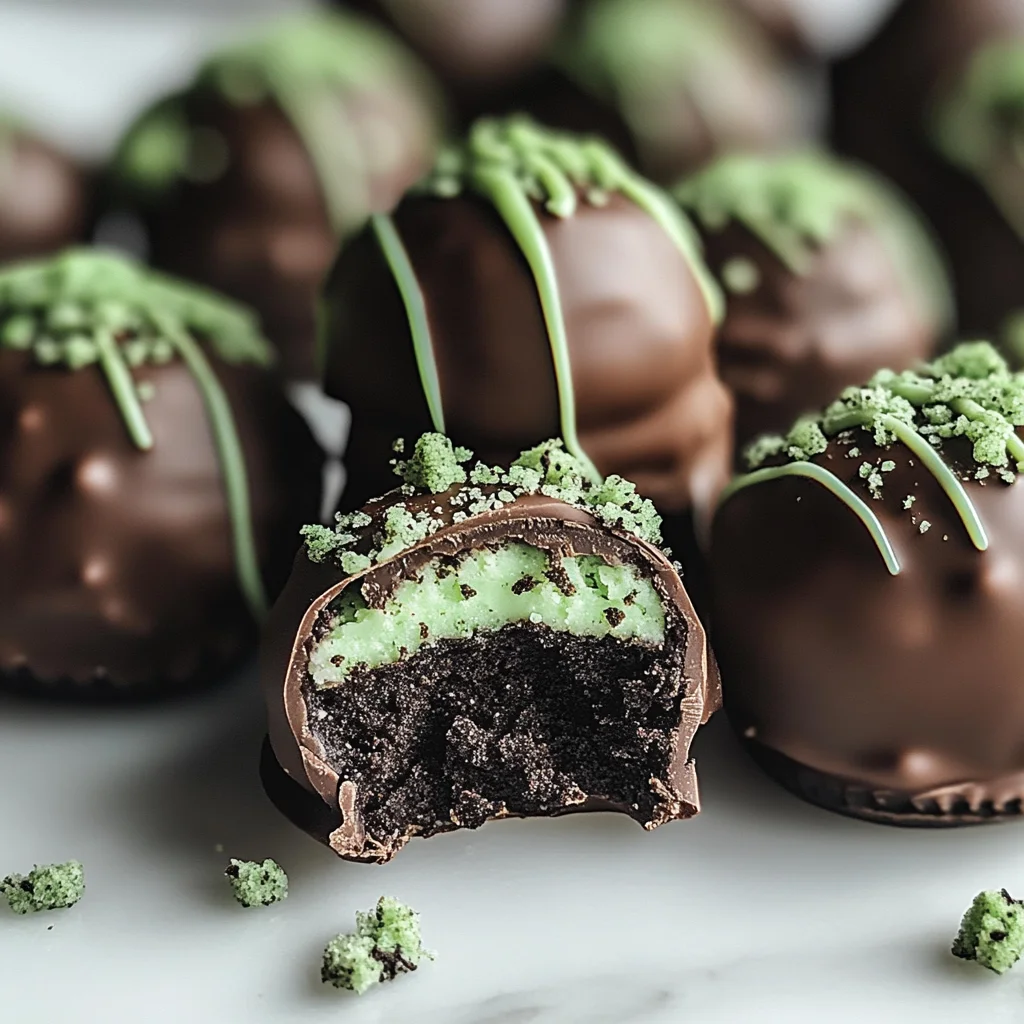Mint Oreo Truffles