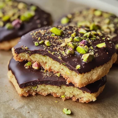Pistachio Shortbread Cookies
