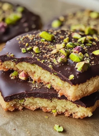 Pistachio Shortbread Cookies