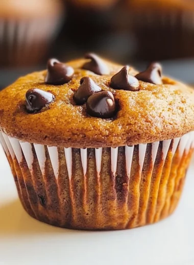 Pumpkin Chocolate Chip Muffins