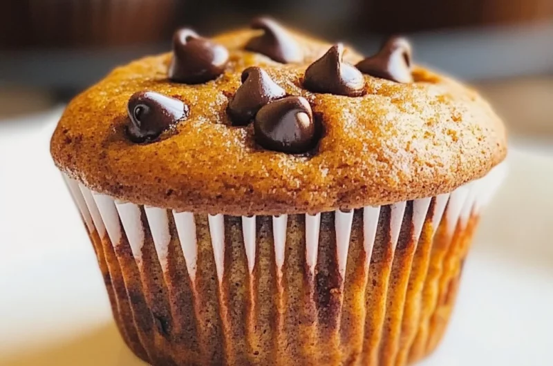 Pumpkin Chocolate Chip Muffins