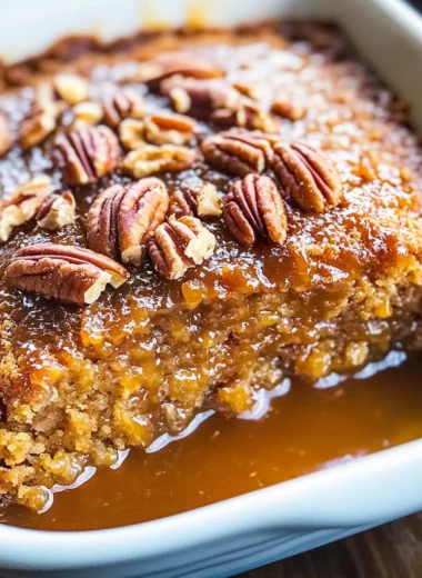 Pumpkin Pecan Cobbler