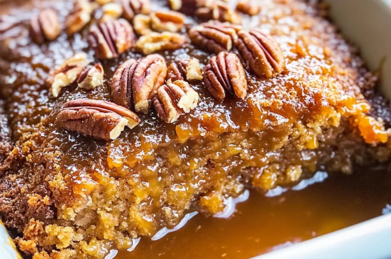 Pumpkin Pecan Cobbler