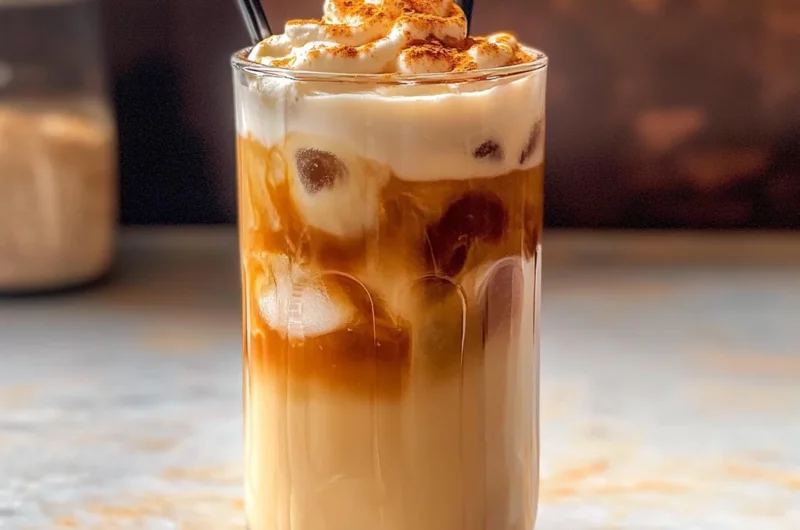 Pumpkin Spice Brown Sugar Shaken Espresso