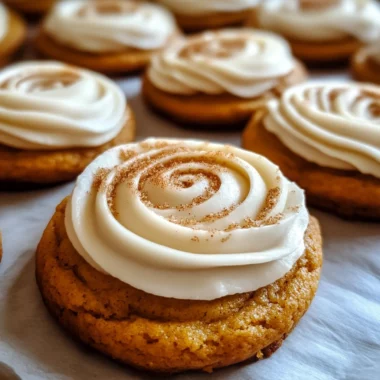 Pumpkin Sugar Cookies with Cream Cheese Frosting