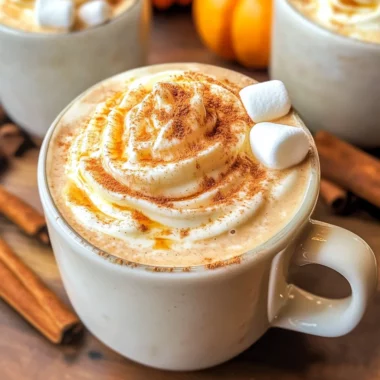 Pumpkin White Hot Chocolate