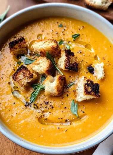 Roasted Butternut Squash Soup Recipe