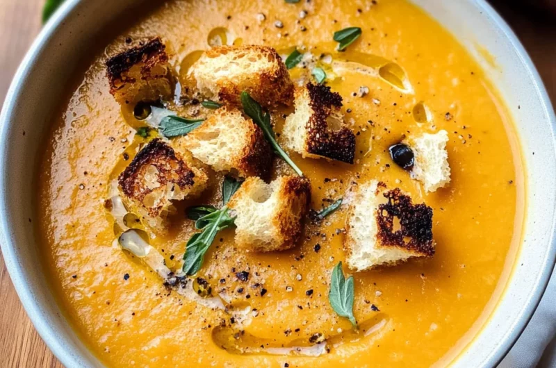 Roasted Butternut Squash Soup Recipe