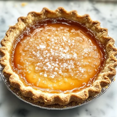 Salted Honey Pie: A Perfect Blend of Sweet and Salty