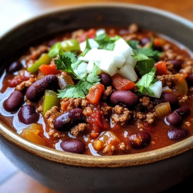 Slow Cooker Chili