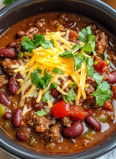 Slow Cooker Chili Con Carne