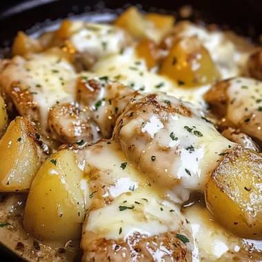 Slow Cooker Garlic Parmesan Chicken and Potatoes