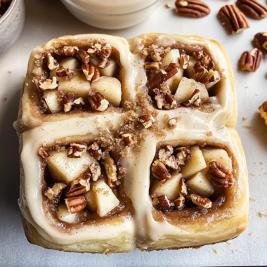 Soft-Baked Apple Cinnamon Rolls