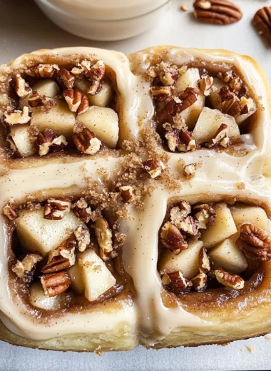 Soft-Baked Apple Cinnamon Rolls
