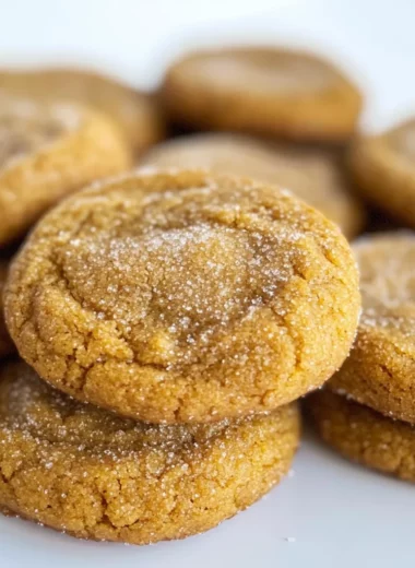Soft and Chewy Pumpkin Molasses Cookies
