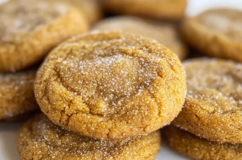 Soft and Chewy Pumpkin Molasses Cookies