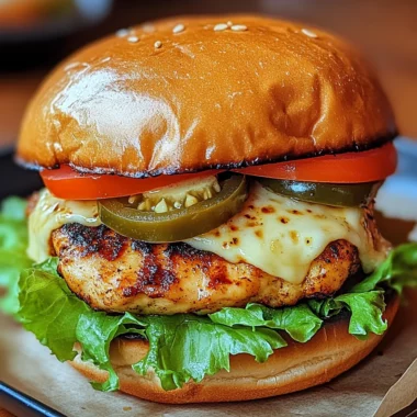 Spicy Chipotle Chicken Burger