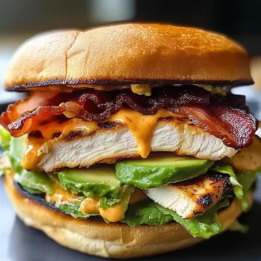 Spicy Grilled Chicken Avocado Sandwich