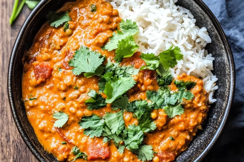 Spicy Red Lentil Curry