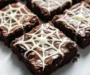 Spider Web Brownies