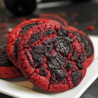 Stranger Things Red Velvet Cookies
