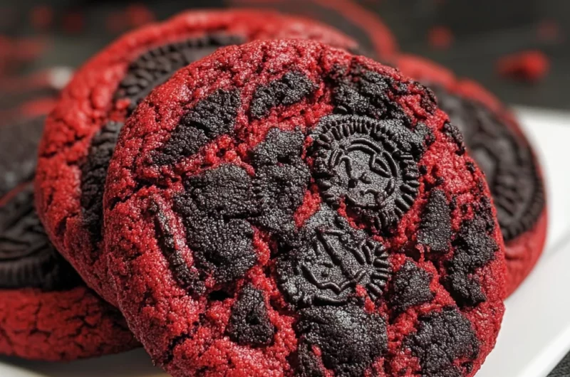 Stranger Things Red Velvet Cookies