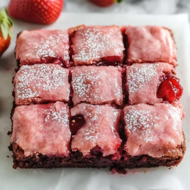 Strawberry Brownies