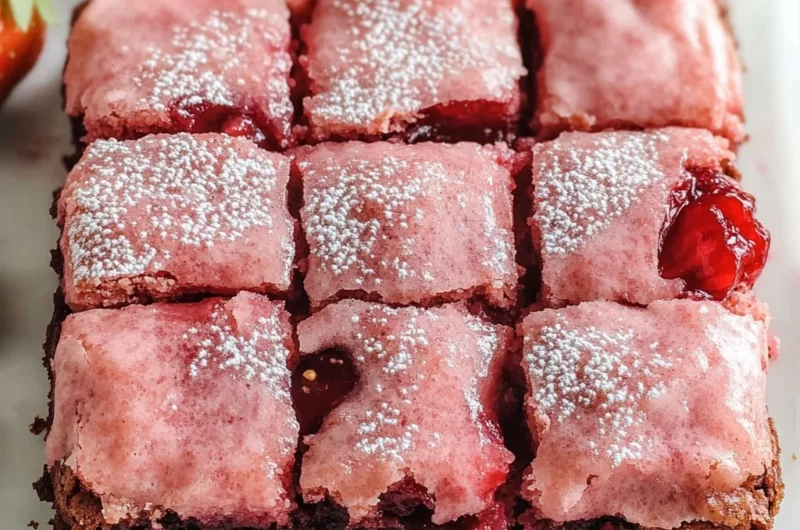 Strawberry Brownies
