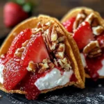 Strawberry Crunch Cheesecake Tacos