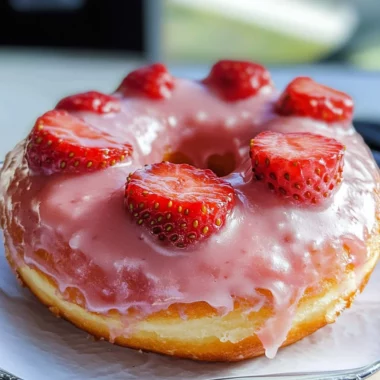 Strawberry Donuts