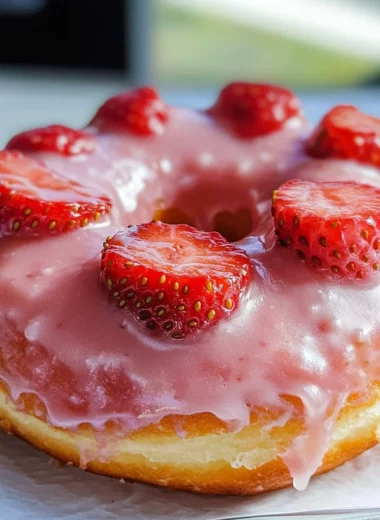 Strawberry Donuts