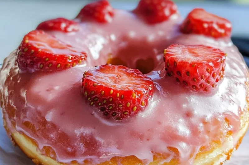 Strawberry Donuts