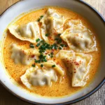 Thai Coconut Curry Dumpling Soup