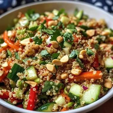Thai Quinoa Crunch Salad: A Refreshing Healthy Delight!