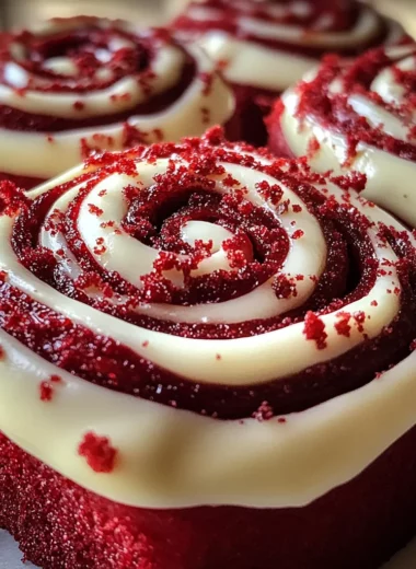 ed Velvet Cinnamon Rolls: A Decadent Twist on a Classic