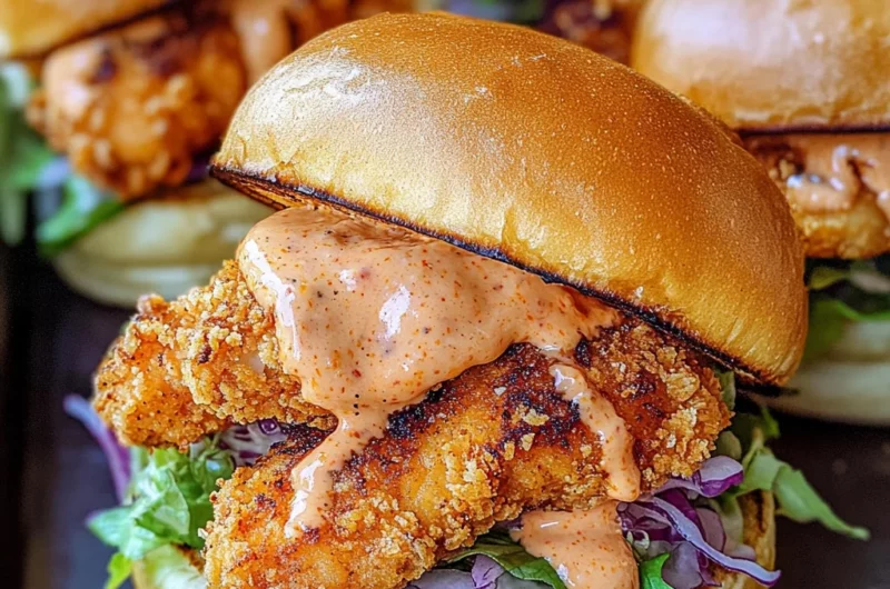 30-Minute Bang Bang Chicken Sliders Recipe
