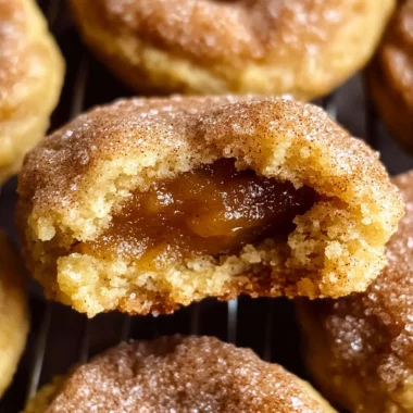 Apple Butter Snickerdoodle Cookies